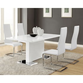 Coaster Furniture Anges White 5pc Dining Room Set