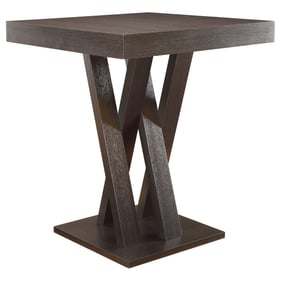 Coaster Furniture Freda Cappuccino Square Bar Table