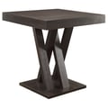 Freda Square Counter Height Table Cappuccino