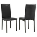 Garza Upholstered Dining Chairs Black (Set of 2)