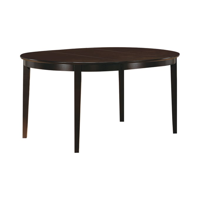 Coaster Furniture Cappuccino Oval Dining Table with Leaf CST-100770