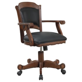 Coaster Furniture Turk Tobacco Black Arm Chair