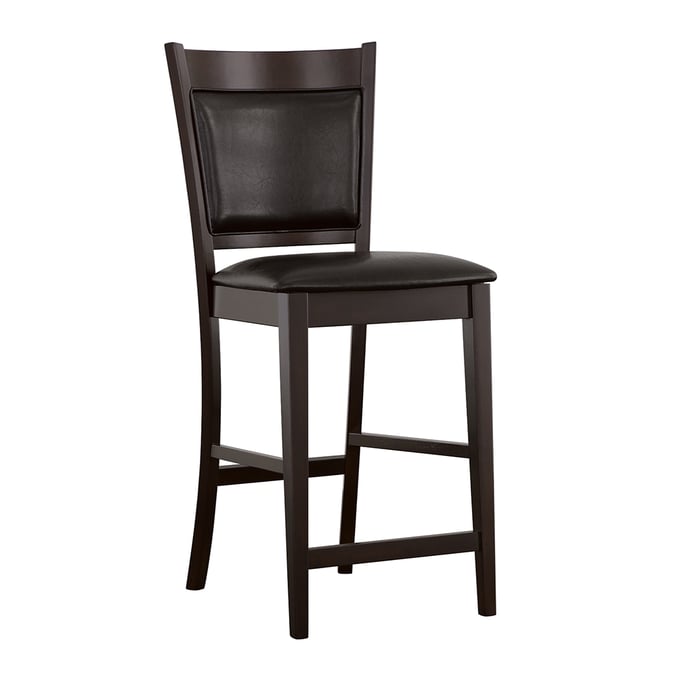 2 Coaster Furniture Jaden Espresso Black Counter Height Stools CST-100959