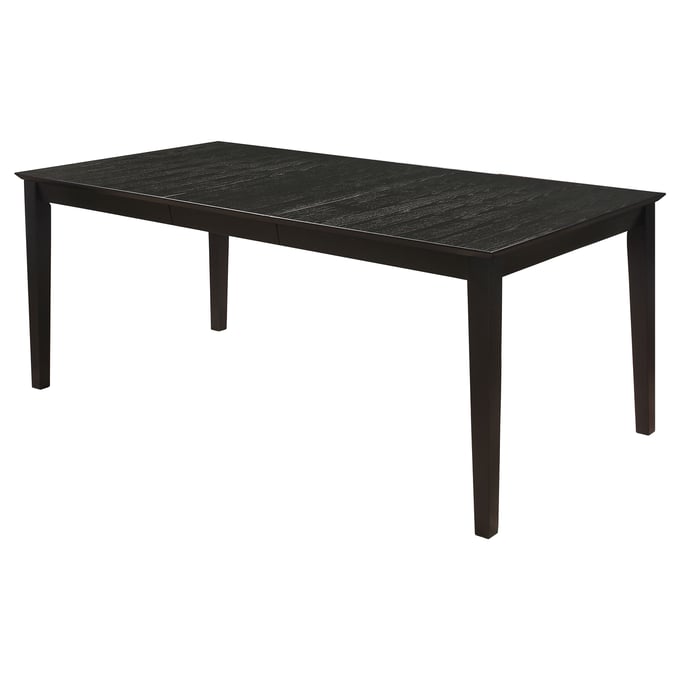 Coaster Furniture Louise Black Rectangular Extension Leaf Dining Table CST-101561