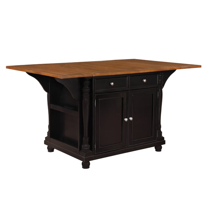 Coaster Furniture Slater Black Kitchen Island CST-102270