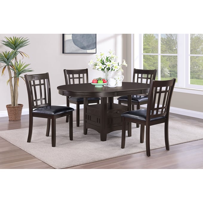 Coaster Furniture Lavon Espresso 5pc Dining Room Set CST-102671-DR-S