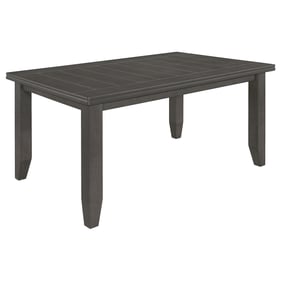 Coaster Furniture Dalila Dark Grey Rectangular Plank Top Dining Table