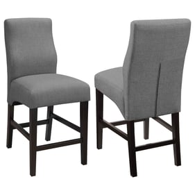 2 Coaster Furniture Mulberry Grey Dark Cappuccino Counter Height Stools