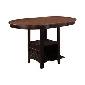 Coaster Furniture Lavon Light Chestnut Espresso Oval Counter Table