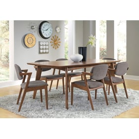 Coaster Furniture Malone Dark Walnut Grey 7pc Dining Room Set