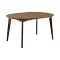 Jedda Oval Dining Table Dark Walnut