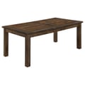 Coleman Rectangular Dining Table Rustic Golden Brown