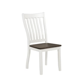 2 Coaster Furniture Kingman Espresso White Dining Chairs