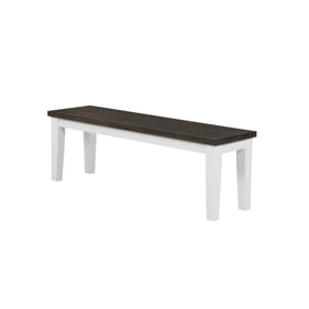 Coaster Furniture Kingman Espresso Base White Top Dining Bench