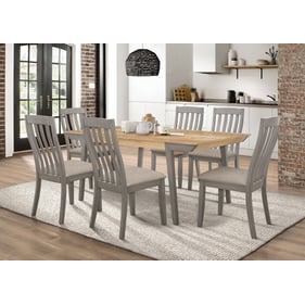 Coaster Furniture Nogales Coastal Grey 7pc Dining Room Set