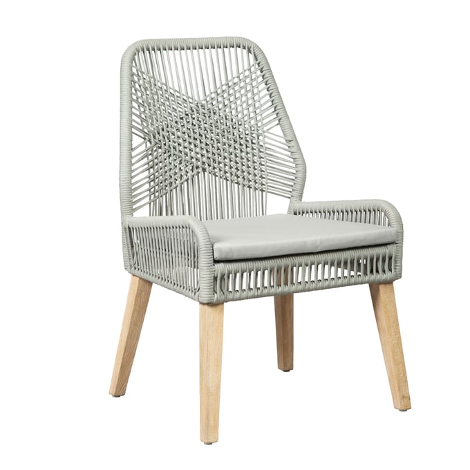 2 Coaster Furniture Nakia Grey Woven Back Side Chairs CST-110033