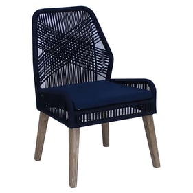 2 Coaster Furniture Nakia Dark Navy Dining Chairs