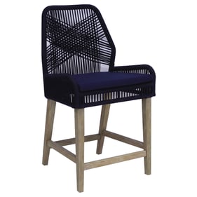 2 Coaster Furniture Nakia Dark Navy Counter Height Stools