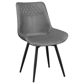 2 Coaster Furniture Brassie Grey Black Side Chairs