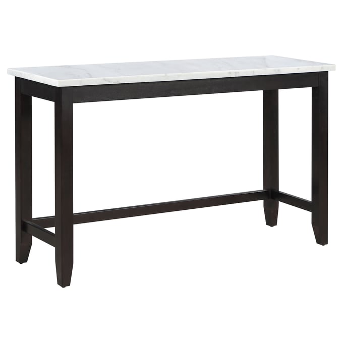 Coaster Furniture Toby White Rustic Espresso Counter Height Table CST-115528