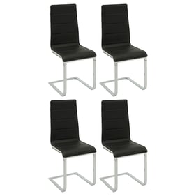 4 Coaster Furniture Broderick Black White Side Chairs