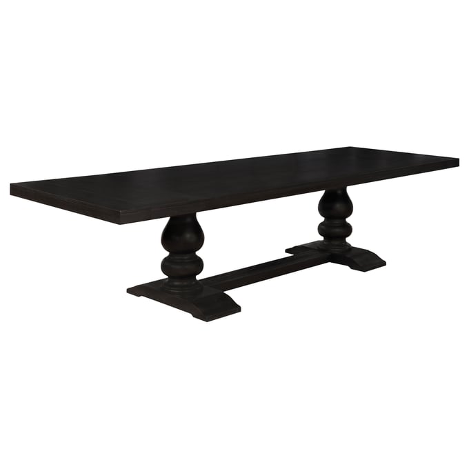 Coaster Furniture Phelps Antique Noir Rectangular Dining Table CST-121231