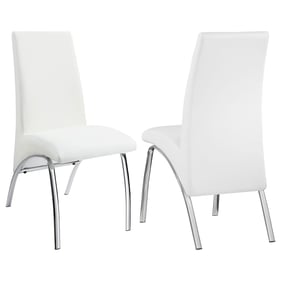 2 Coaster Furniture Bishop White Side Chairs