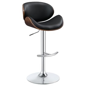 Coaster Furniture Harris Black Walnut Adjustable Bar Stool