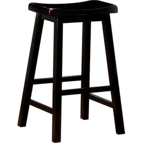 2 Coaster Furniture Durant Black Bar Stools