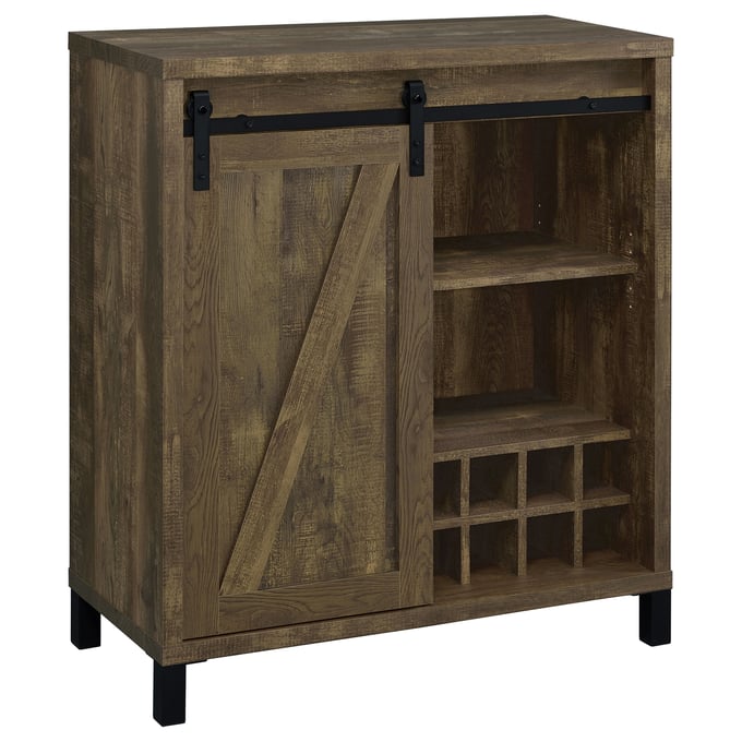 Coaster Furniture Arlington Rustic Oak Bar Cabinet CST-182852