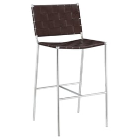 Coaster Furniture Adelaide Brown Bar Stool with Open Back