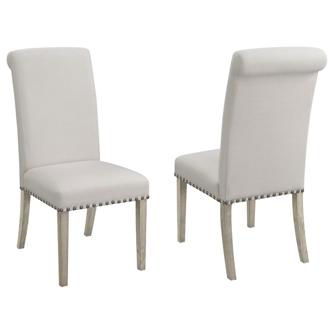 2 Coaster Furniture Salem Beige Side Chairs CST-190152