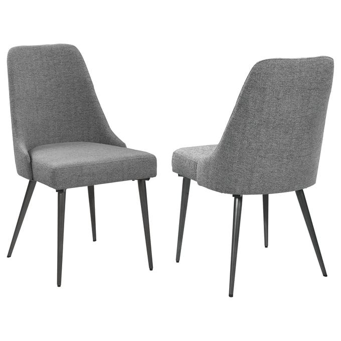 2 Coaster Furniture Alan Grey Dining Chairs CST-190442