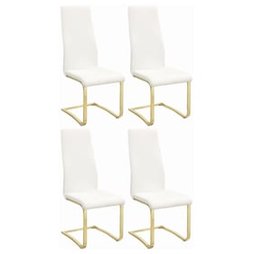 4 Coaster Furniture Montclair White Side Chairs