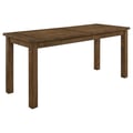 Coleman Counter Height Table Rustic Golden Brown