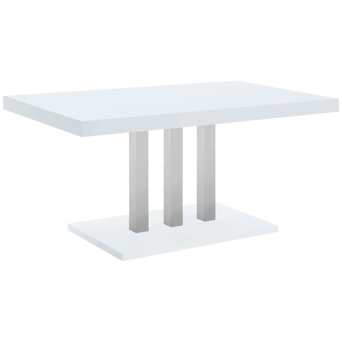 Coaster Furniture Brooklyn White Dining Table CST-193811