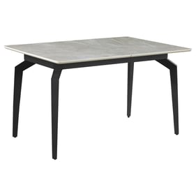 Coaster Furniture Mina Grey Ceramic Sandy Black Dining Table