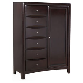 Coaster Furniture Phoenix Cappuccino 6 Drawers Mans Chest