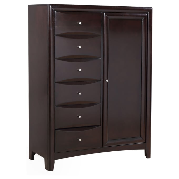 Coaster Furniture Phoenix Cappuccino 6 Drawers Mans Chest CST-200420