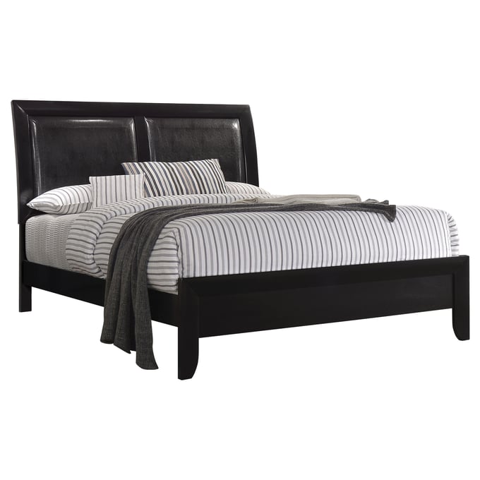 Coaster Furniture Briana Black Cal King Sleigh Bed CST-200701KW