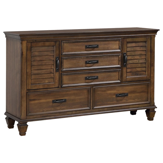 Coaster Furniture Franco Burnished Oak Dresser CST-200973