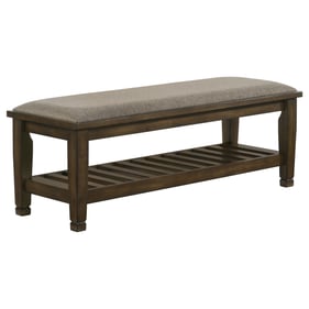 Coaster Furniture Franco Beige Burnished Oak Bench