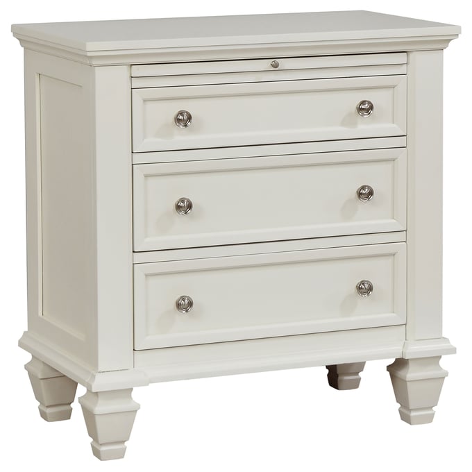 Coaster Furniture Sandy Beach Cream White Night Stand CST-201302