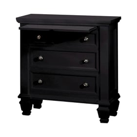 Coaster Furniture Sandy Beach Black Night Stand