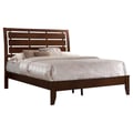 Serenity California King Panel Bed Rich Merlot