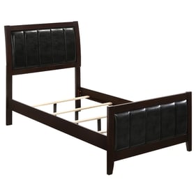 Coaster Furniture Carlton Cappuccino Black Twin Bed