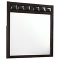 Carlton Upholstered Rectangular Dresser Mirror Cappuccino