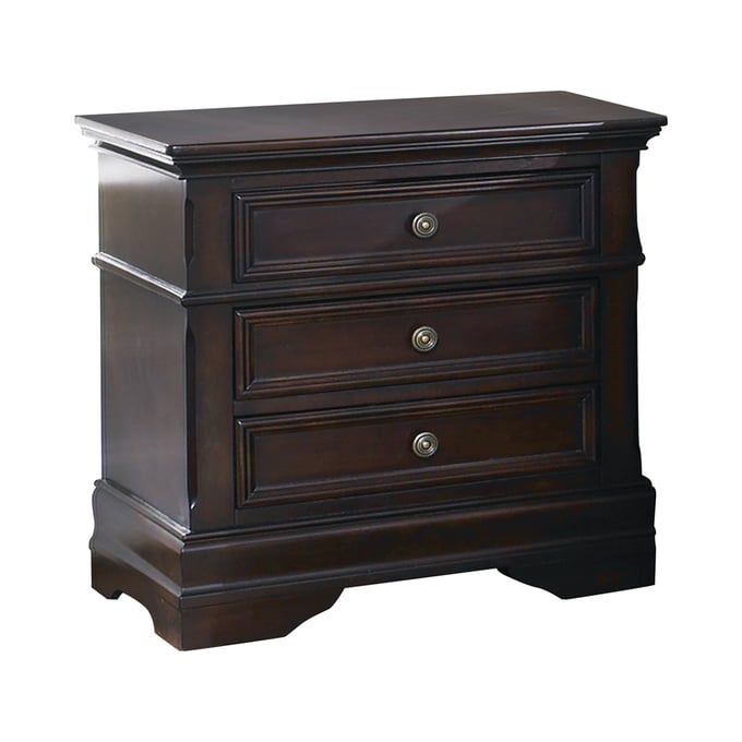 Coaster Furniture Cambridge Cappuccino 3 Drawers Nightstand CST-203192