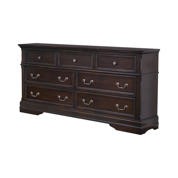 Coaster Furniture Cambridge Cappuccino 7 Drawers Rectangular Dresser CST-203193