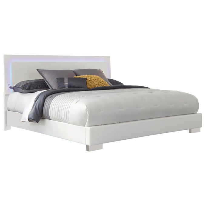 Coaster Furniture Felicity White King Size Bed CST-203500KE